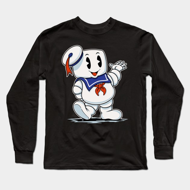 RETRO STAY-PUFT Long Sleeve T-Shirt by FernandoSala